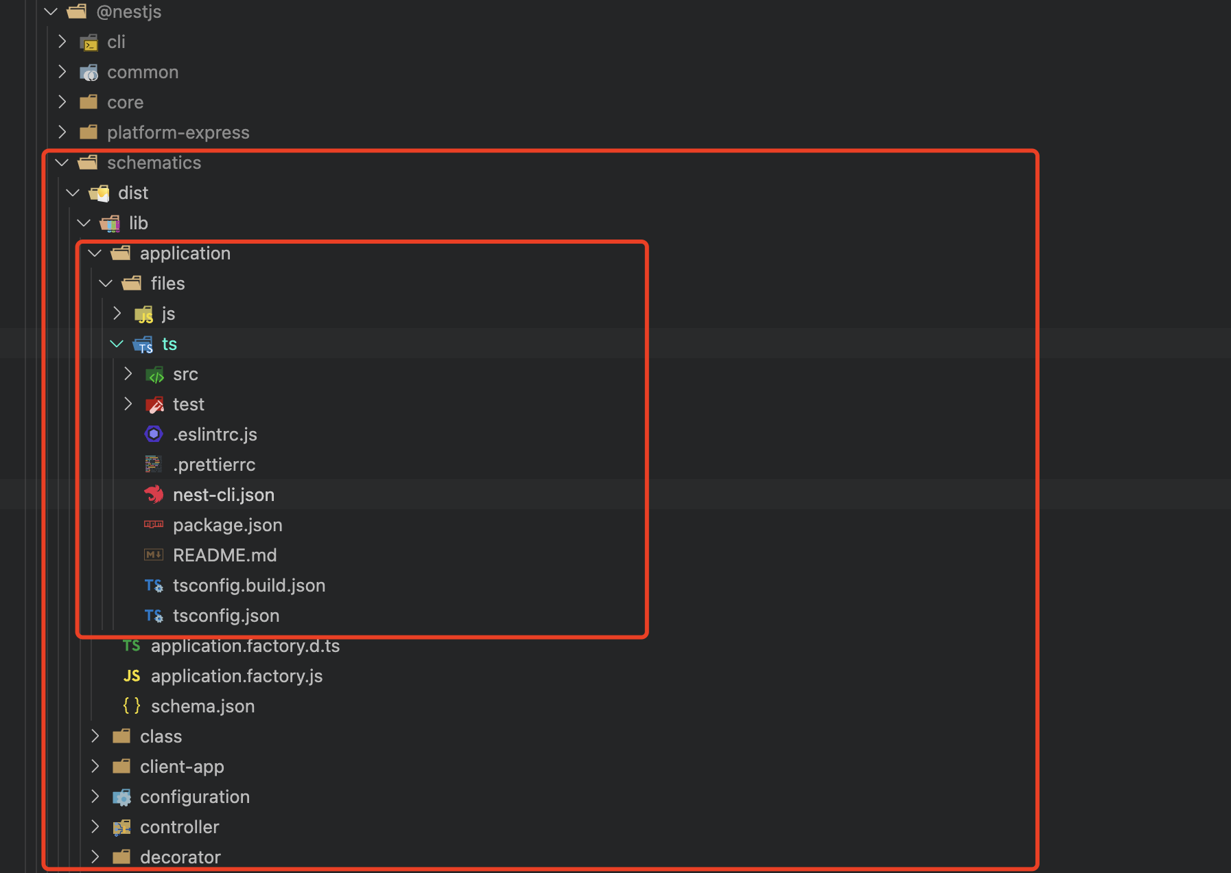 @nestjs/schematics