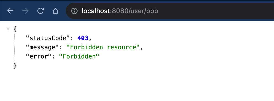 response 403